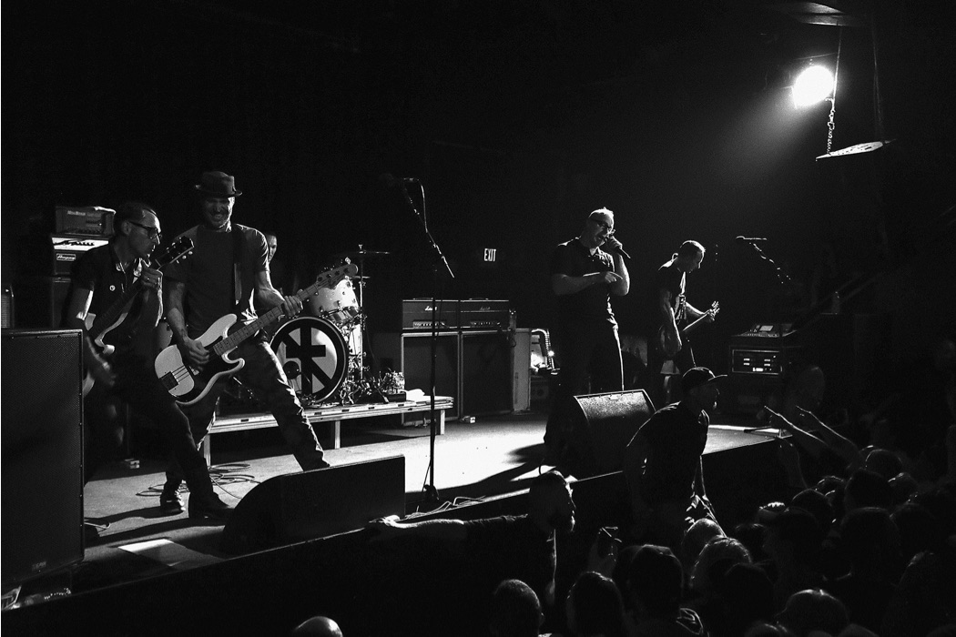 Bad Religion Live Black and White photographed by Guerin Myall